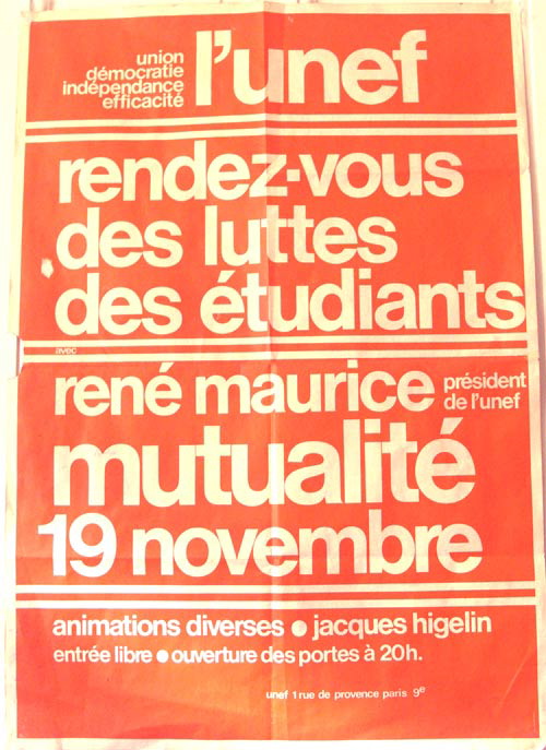 Meeting à la Mutu, entre 1973 et 1975