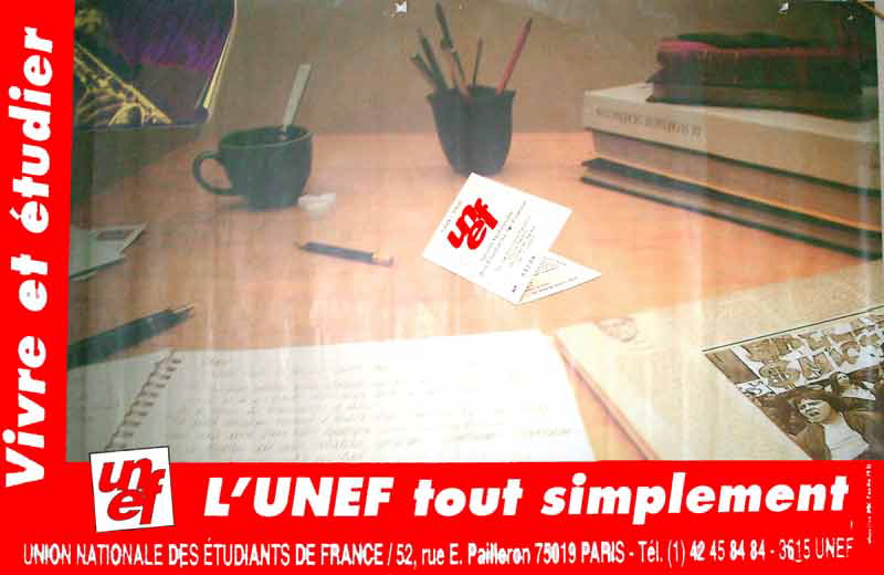 Affiche générale, vers 1995